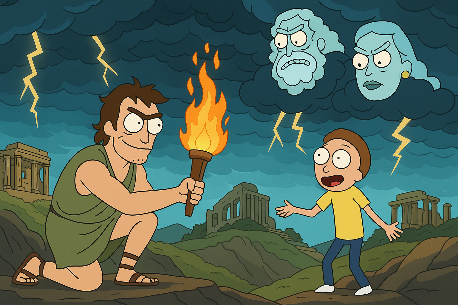Prometheus Rick and Morty