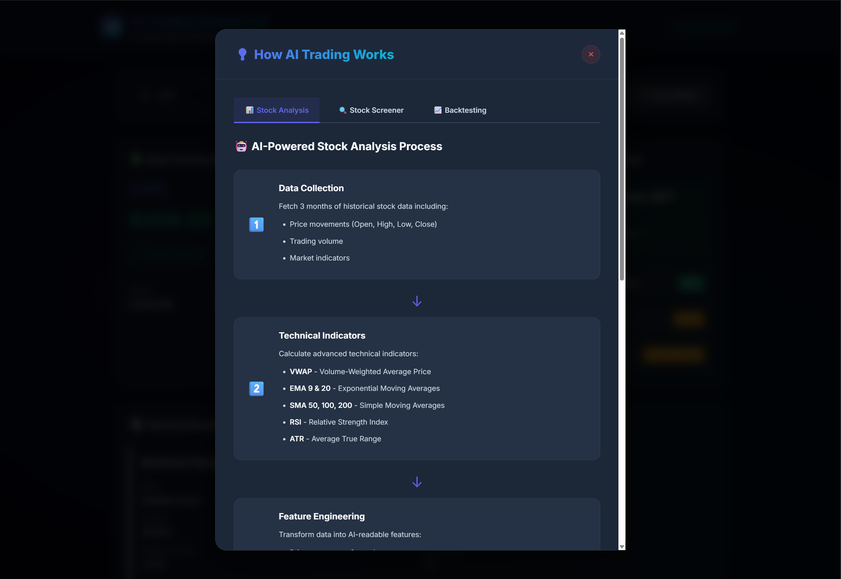 AI Trading System Screenshot 3