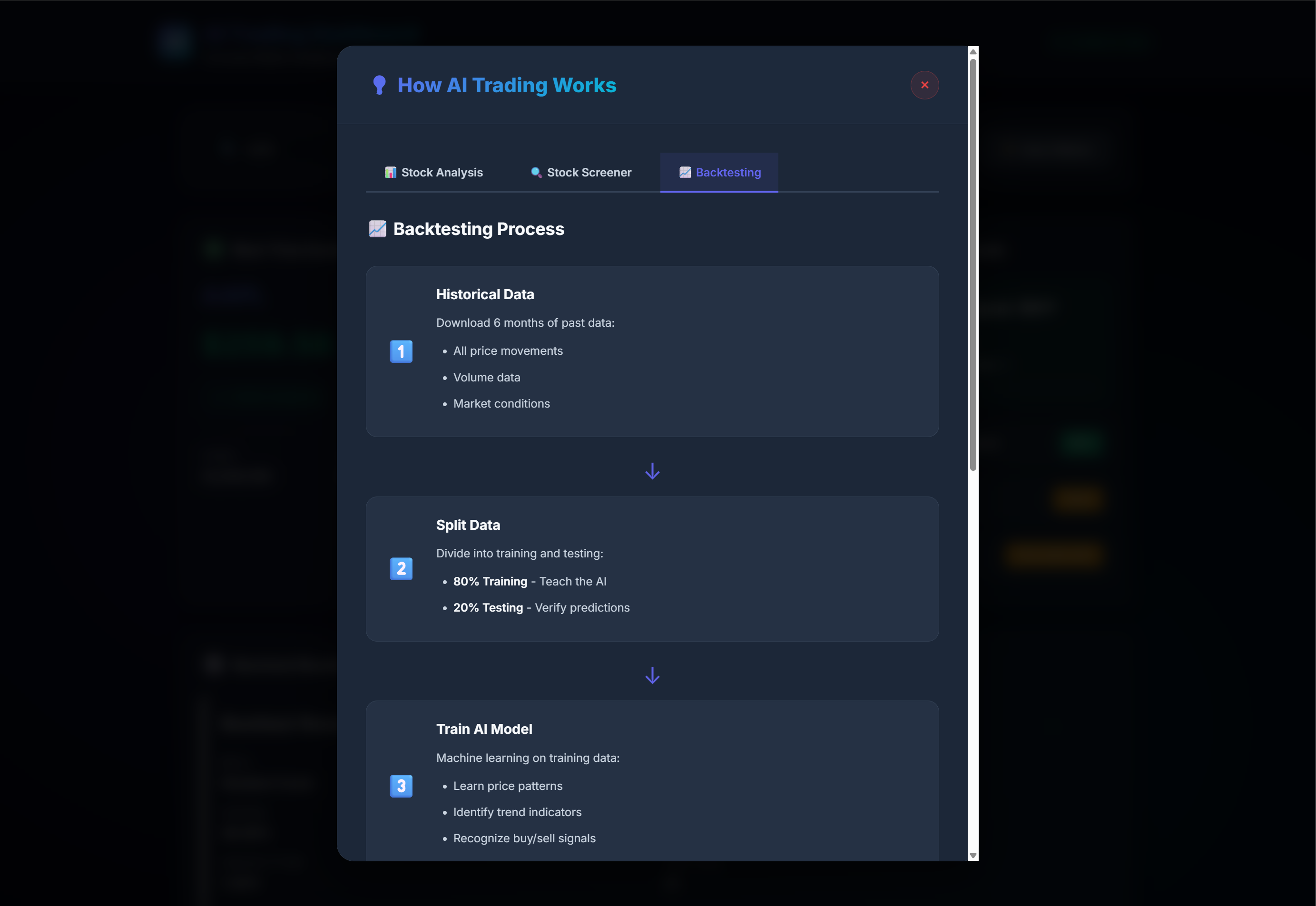 AI Trading System Screenshot 4